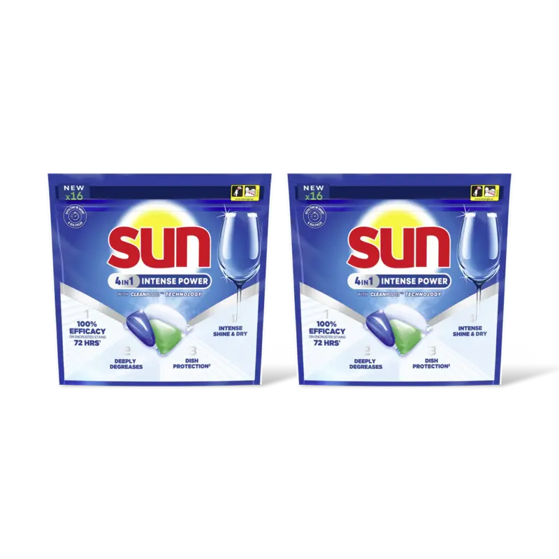 Sun  vaatwastabletten  – 2 wasbeurten